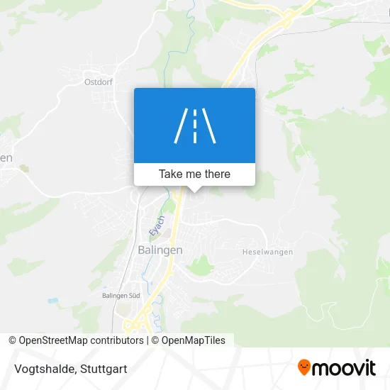 Карта Vogtshalde