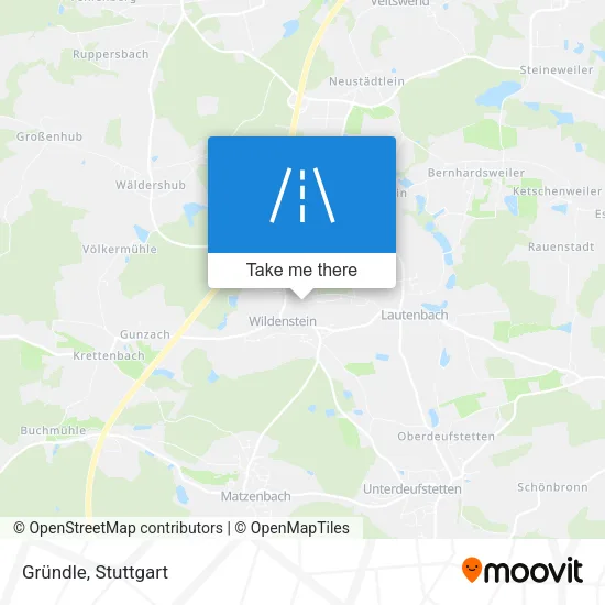 Gründle map