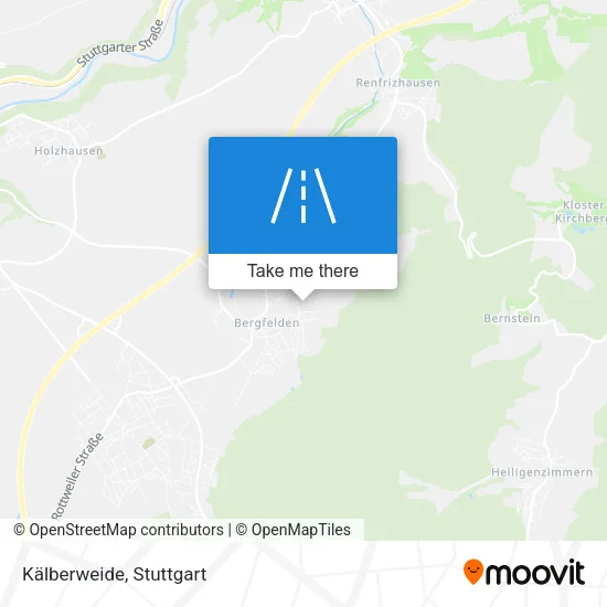 Kälberweide map
