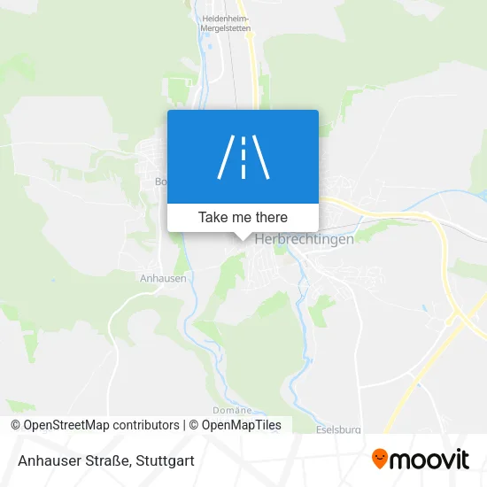 Карта Anhauser Straße