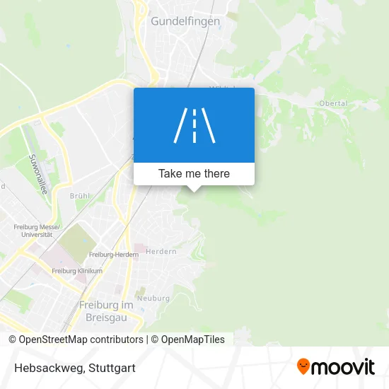 Карта Hebsackweg