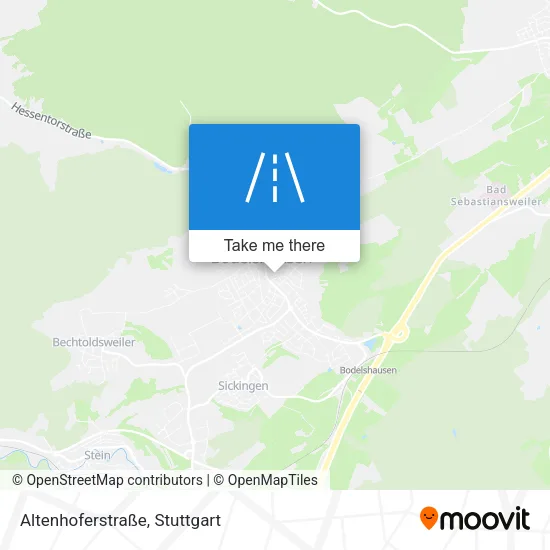 Карта Altenhoferstraße