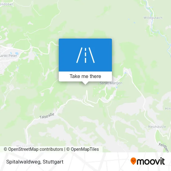Карта Spitalwaldweg