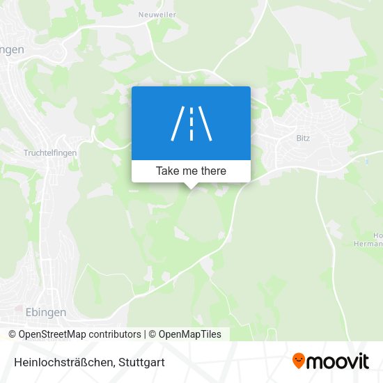 Heinlochsträßchen map