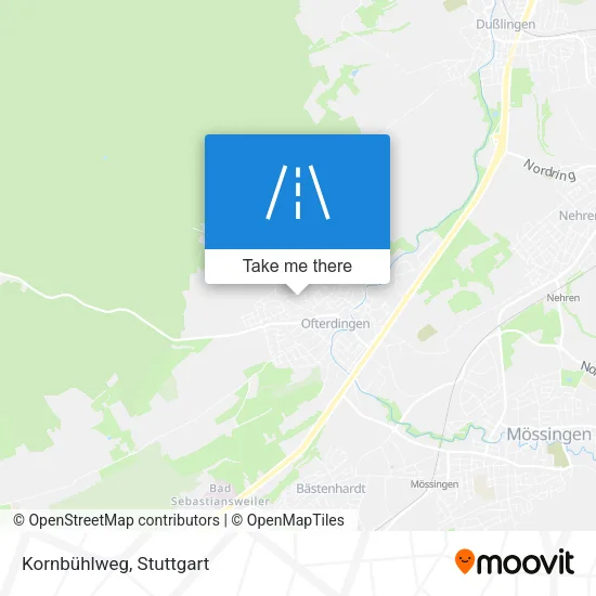 Карта Kornbühlweg