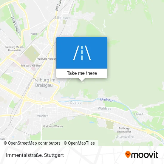 Карта Immentalstraße
