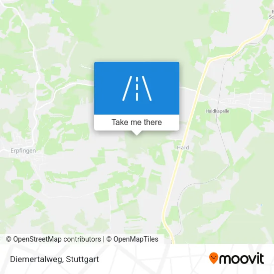 Карта Diemertalweg