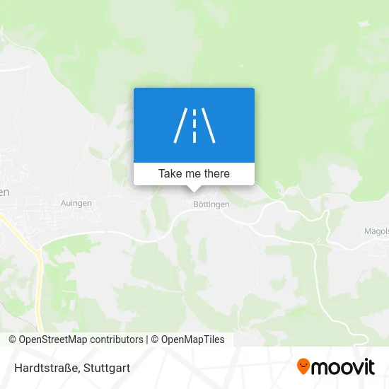Карта Hardtstraße