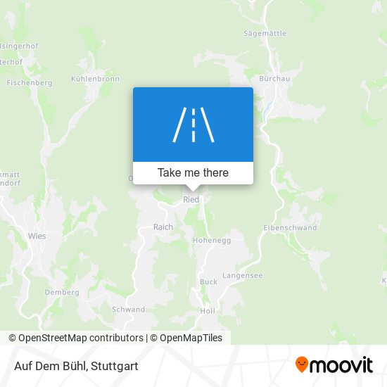 Auf Dem Bühl map