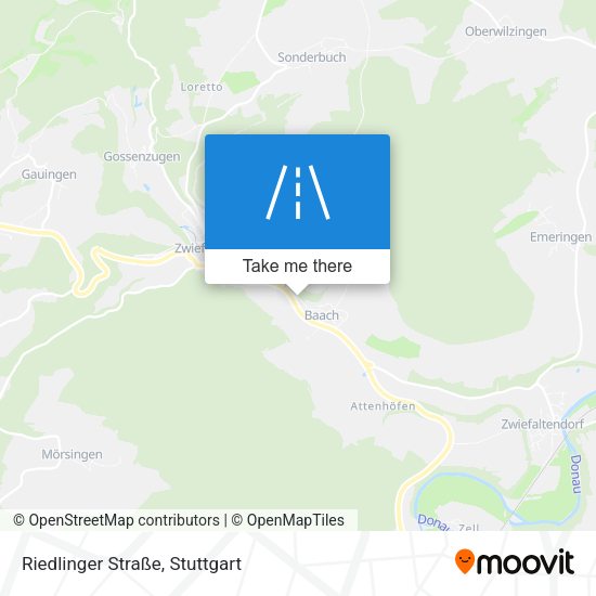 Riedlinger Straße map