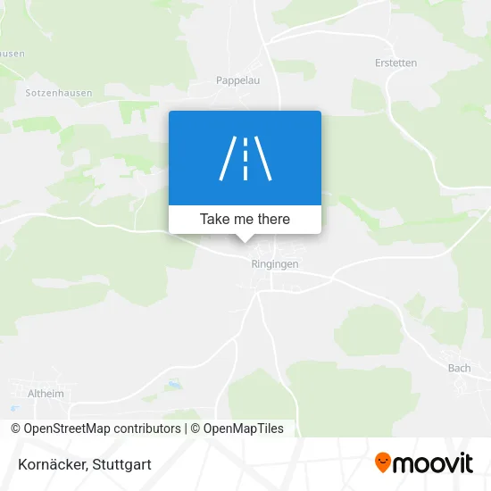 Kornäcker map