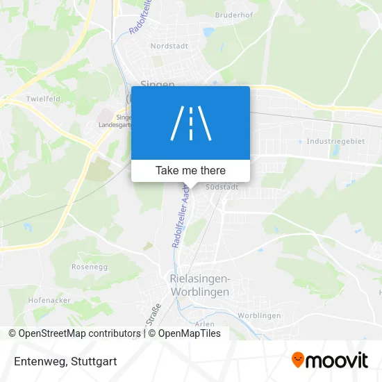 Карта Entenweg