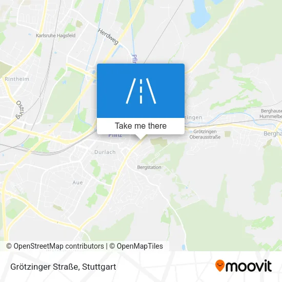Grötzinger Straße map