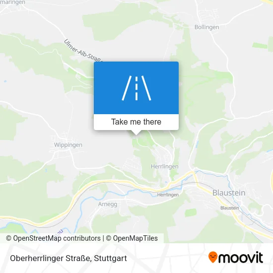 Карта Oberherrlinger Straße