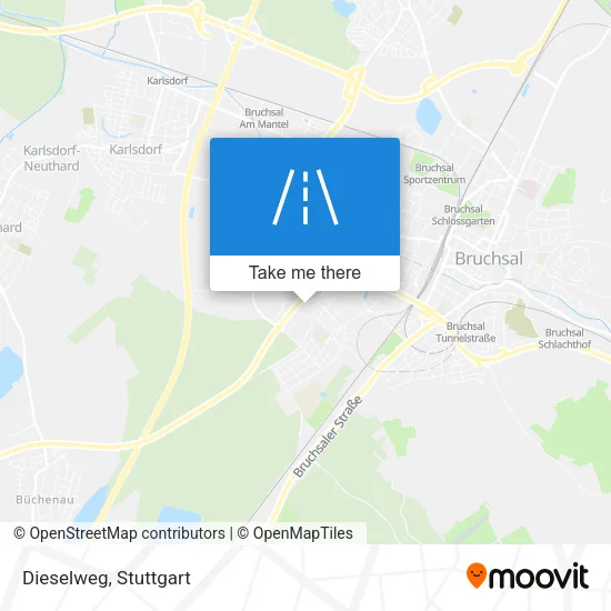 Карта Dieselweg