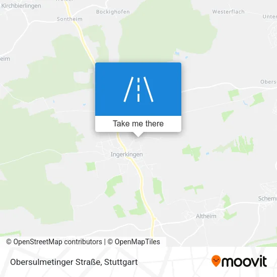Карта Obersulmetinger Straße