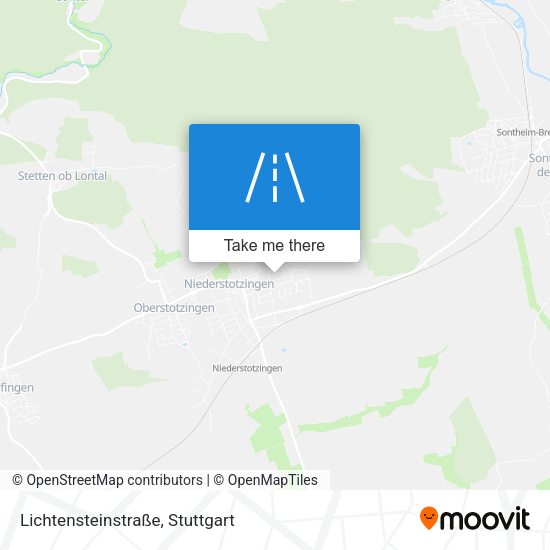 Lichtensteinstraße map