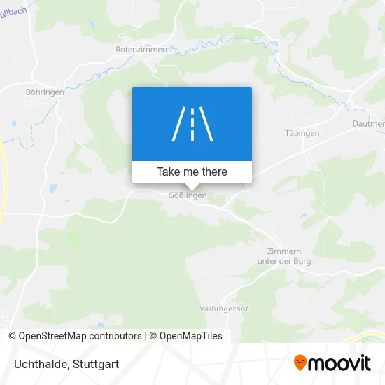Карта Uchthalde