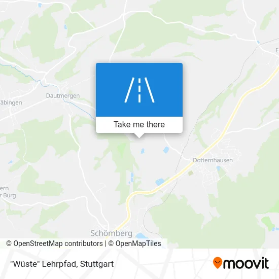 Карта "Wüste" Lehrpfad