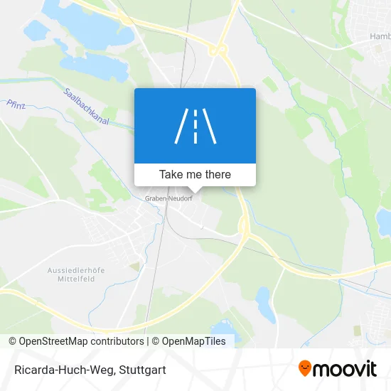 Ricarda-Huch-Weg map