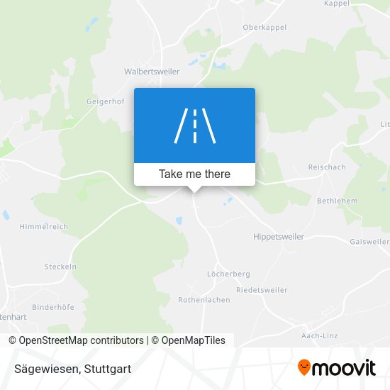 Sägewiesen map