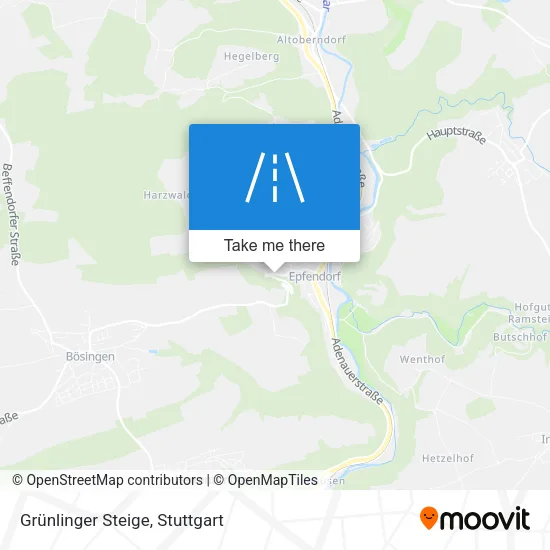 Grünlinger Steige map