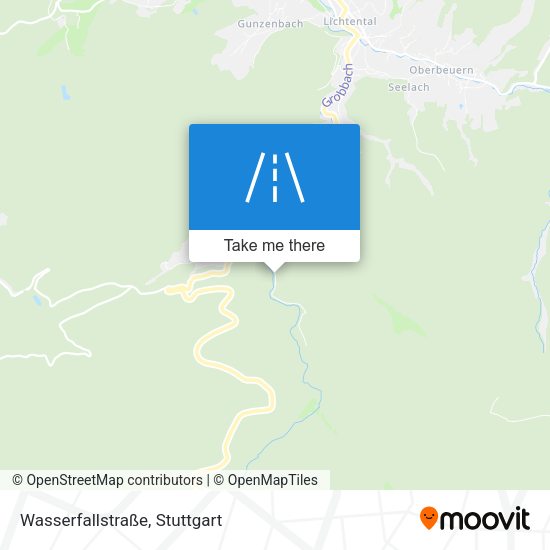 Wasserfallstraße map
