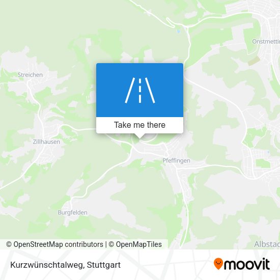 Kurzwünschtalweg map