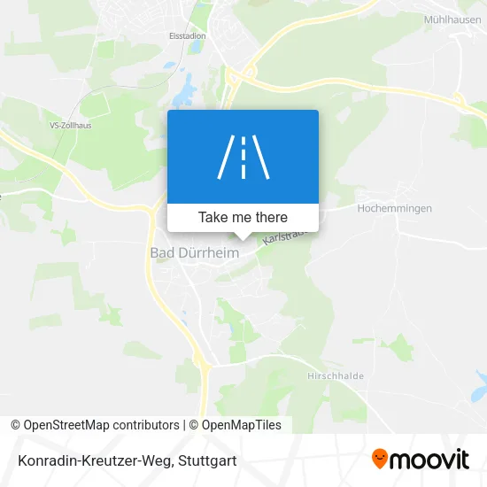 Карта Konradin-Kreutzer-Weg
