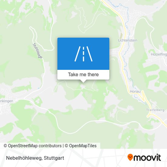 Nebelhöhleweg map