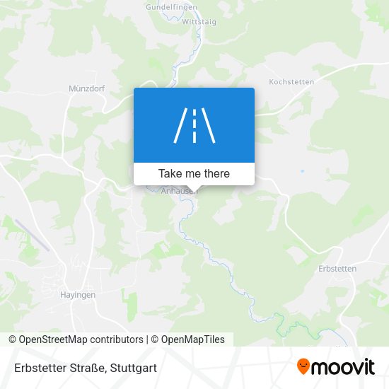 Erbstetter Straße map