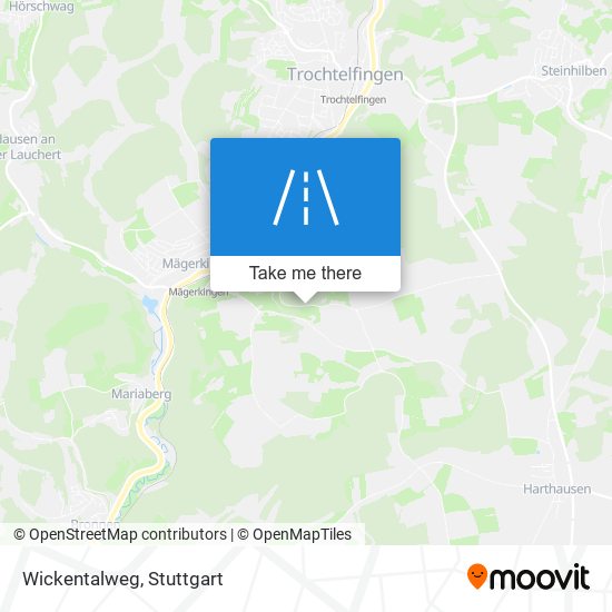 Карта Wickentalweg