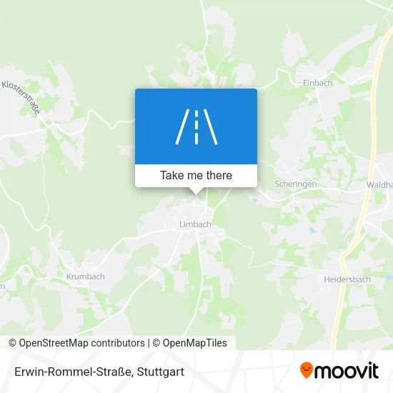 Карта Erwin-Rommel-Straße