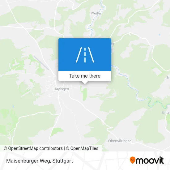 Maisenburger Weg map