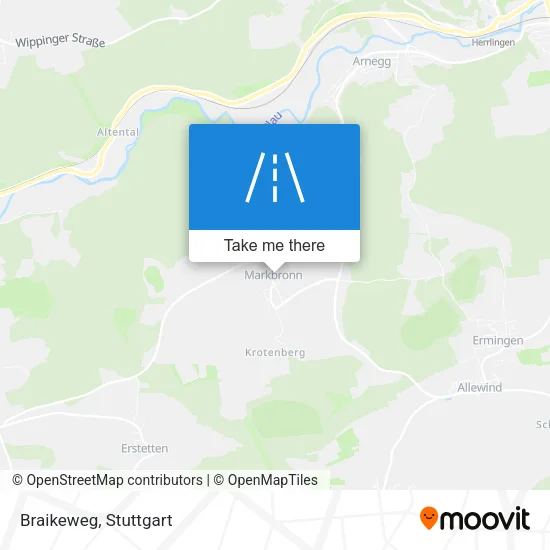 Карта Braikeweg