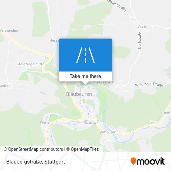 Blaubergstraße map