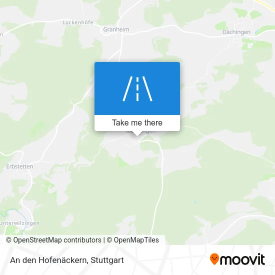 Карта An den Hofenäckern