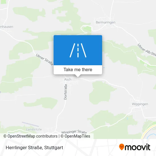 Карта Herrlinger Straße
