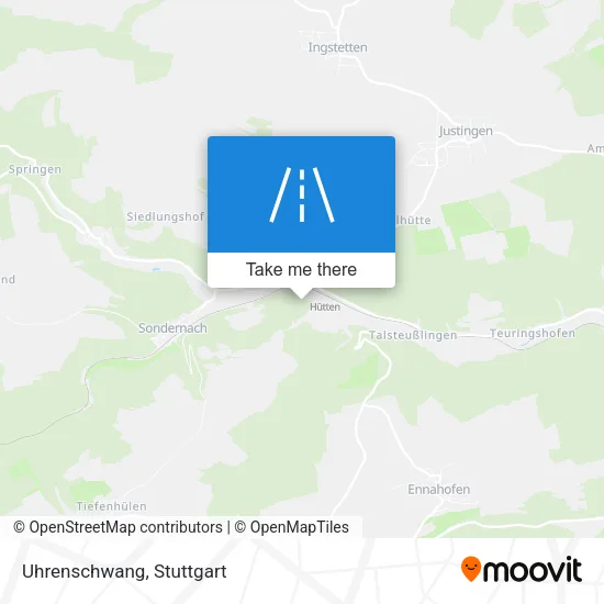 Карта Uhrenschwang