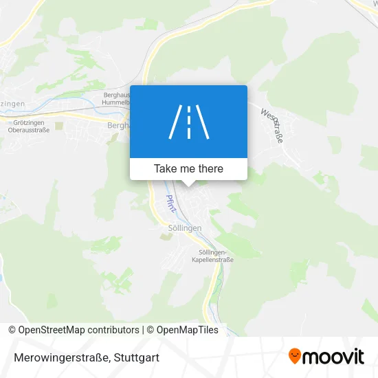Карта Merowingerstraße