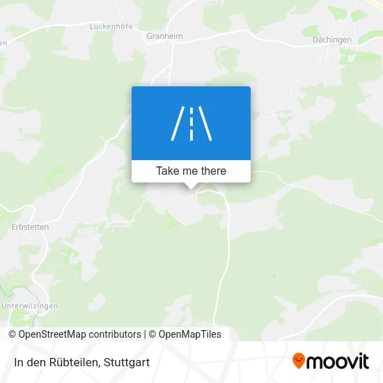 Карта In den Rübteilen