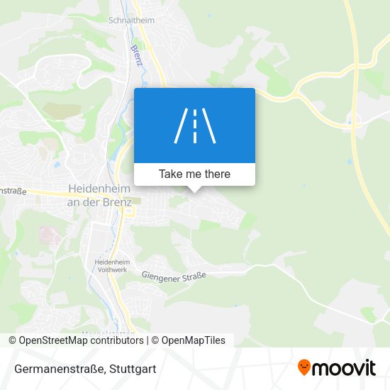 Germanenstraße map