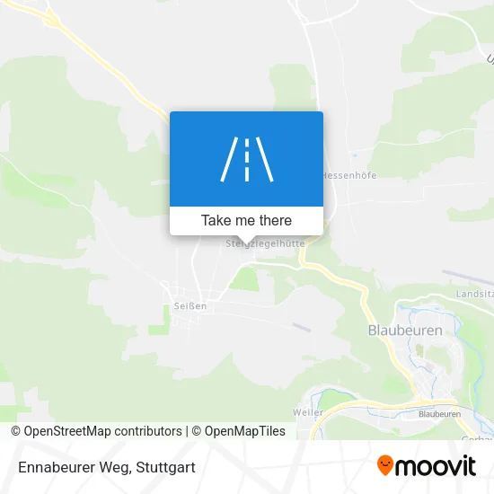 Карта Ennabeurer Weg