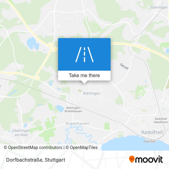 Dorfbachstraße map