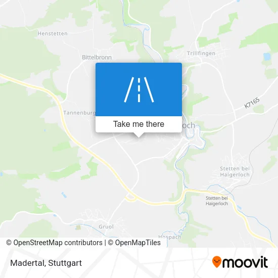 Карта Madertal