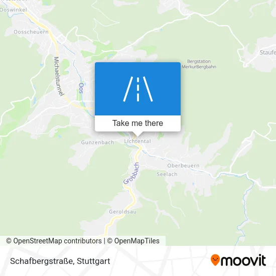 Карта Schafbergstraße