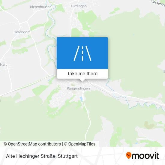 Карта Alte Hechinger Straße