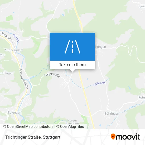 Карта Trichtinger Straße