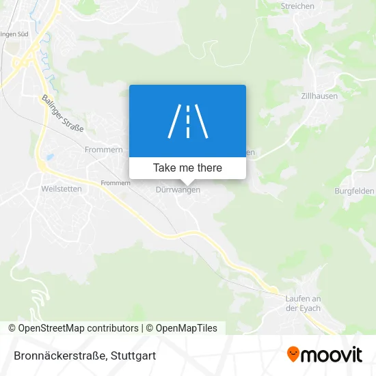 Bronnäckerstraße map