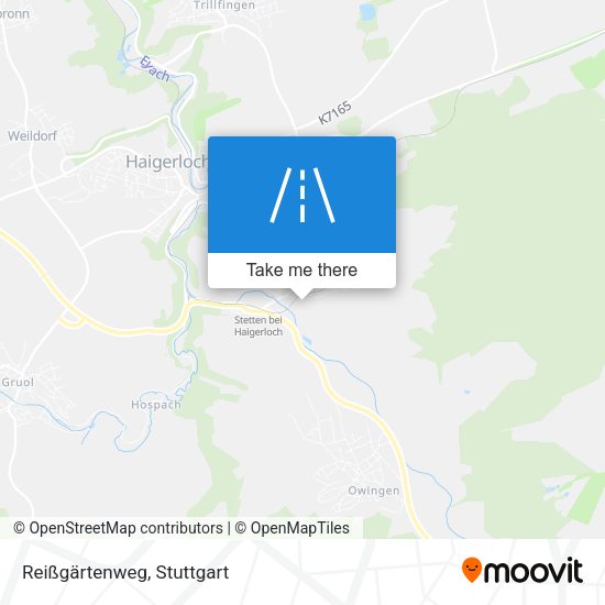 Reißgärtenweg map
